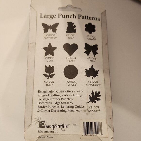 Oak Leaf Large Hole Punch Emagination paper Scrapbook Tree - Picture 6 of 6